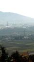 展望所から朝靄景色