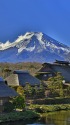 初冬の富士山