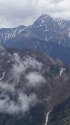 北岳を望む