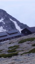 白馬山荘裏にて