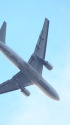 飛行機のお腹