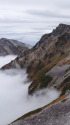 雲海の白馬岳