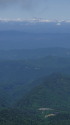 遠く白山を望む