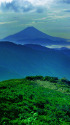 烏帽子岳から望む富士山～1983年