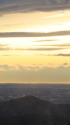 夕日に染まる