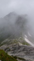 針ノ木岳にて
