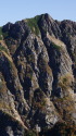 秋の岩山
