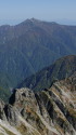 鹿島槍ヶ岳を望む