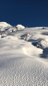 朝の新雪