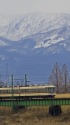立山連峰後にして2