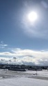 雪の濃尾平野