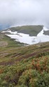 雷鳥坂にて