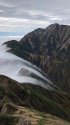 五竜岳と滝雲