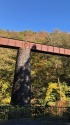 秋の鉄橋跡