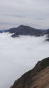 雲海に浮かぶ