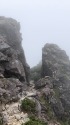 抜度岩にて