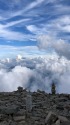 笠ヶ岳山頂にて