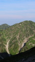 奥大日岳を望む