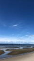 引き潮と青空