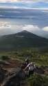 朝の御嶽にて