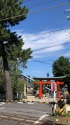 六名神社参道にて
