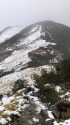新雪の大日岳にて