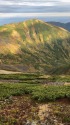 雪倉岳を望む