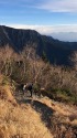 朝の大滝山分岐にて